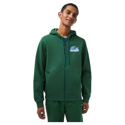 блуза,мъжки,пуловери,lacoste,sh5088,sweatshirt,green