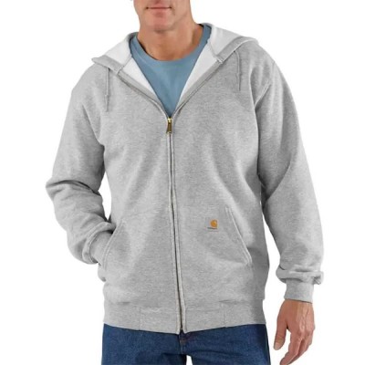 блуза,мъжки,пуловери,carhartt,k122,loose,fit,full,zip,sweatshirt,grey