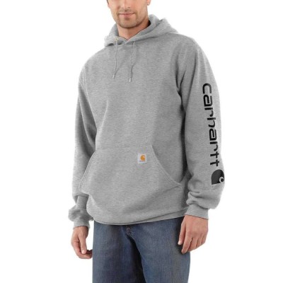 суичър,мъжки,пуловери,carhartt,logo,graphic,loose,fit,hoodie,heather,grey,black,(grey)