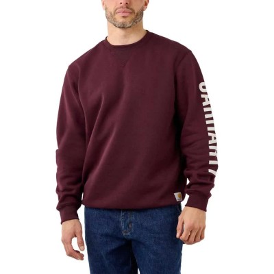 блуза,мъжки,пуловери,carhartt,logo,graphic,loose,fit,sweatshirt,brown