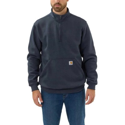 блуза,мъжки,пуловери,carhartt,loose,fit,midweight,half,zip,sweatshirt,new,navy