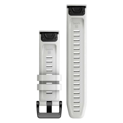 електро,garmin,quickfit,22,mm,silicone,strap,silver,(white)
