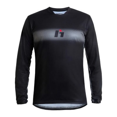 блуза,с,дълъг,ръкав,мъжки,тениски,дамски,тениски,hebo,tech,long,sleeve,jersey,black,(black)