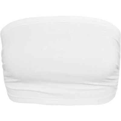 тениска,дамски,топове,build,your,brand,bandeau,sleeveless,t,shirt,white