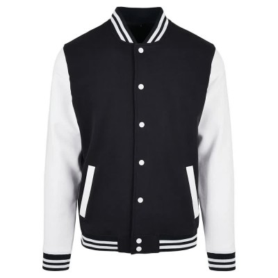 яке,мъжки,якета,build,your,brand,basic,college,jacket,black,white,(black)