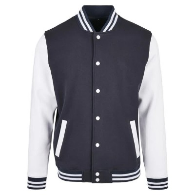 яке,мъжки,якета,build,your,brand,basic,college,jacket,white,blue,(navy,white)