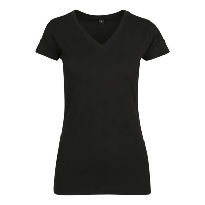 тениска,мъжки,тениски,build,your,brand,basic,short,sleeve,v,neck,t,shirt,black,(black)