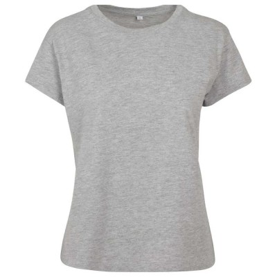 тениска,дамски,тениски,build,your,brand,box,short,sleeve,t,shirt,heather,grey,(grey)