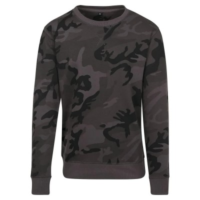 блуза,мъжки,пуловери,build,your,brand,camo,sweatshirt,dark,camo,(brown)