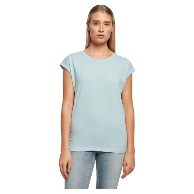 тениска,дамски,тениски,build,your,brand,extended,shoulder,short,sleeve,t,shirt,ocean,blue,(blue)