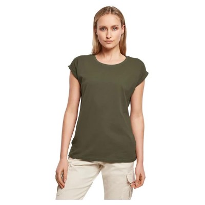 тениска,дамски,тениски,build,your,brand,extended,shoulder,short,sleeve,t,shirt,olive,(green)