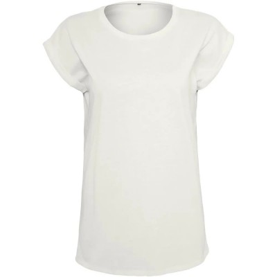 тениска,дамски,тениски,build,your,brand,extended,shoulder,short,sleeve,t,shirt,ready,for,dye,(white)