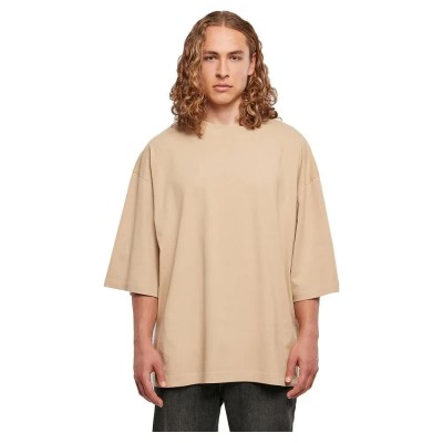 тениска,мъжки,тениски,build,your,brand,huge,3,4,sleeve,t,shirt,beige,(union,beige)