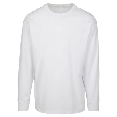 тениска,мъжки,тениски,build,your,brand,long,sleeve,t,shirt,white,(white)