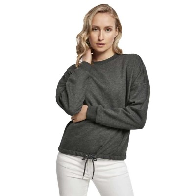 блуза,дамски,блузи,build,your,brand,oversize,sweatshirt,grey,(charcoal)