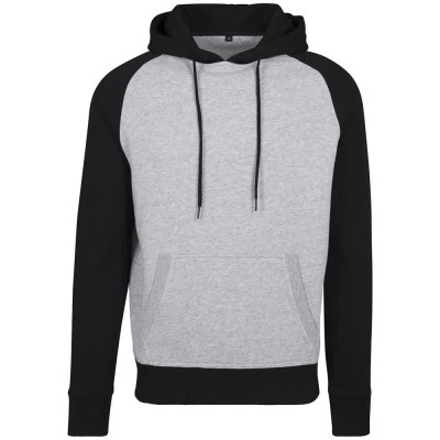 суичър,мъжки,пуловери,build,your,brand,raglan,hoodie,grey,black,(black,grey)