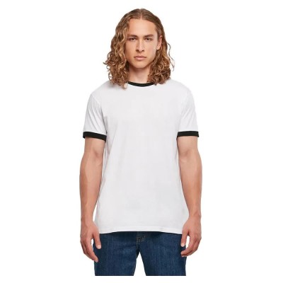 тениска,мъжки,тениски,build,your,brand,ringer,short,sleeve,t,shirt,white,black,(white)