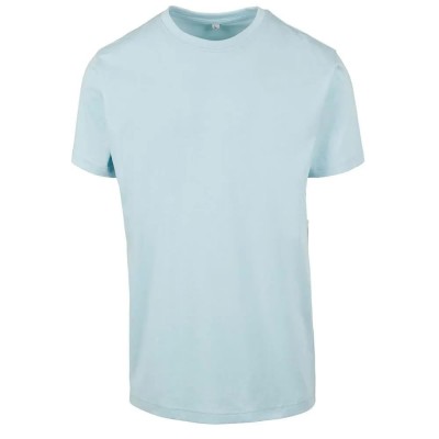 тениска,мъжки,тениски,дамски,тениски,build,your,brand,by004,basic,short,sleeve,t,shirt,blue,(ocean,blue)