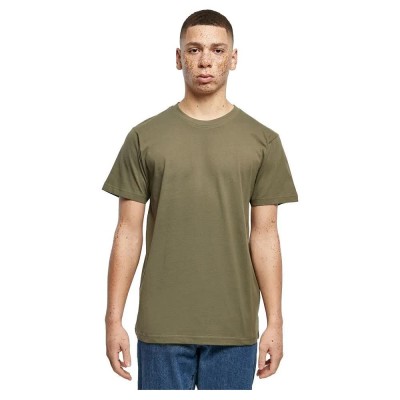 тениска,мъжки,тениски,build,your,brand,short,sleeve,t,shirt,olive,(green)