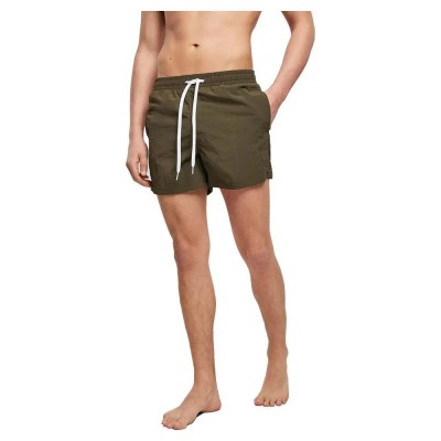 бански,гащета,мъжки,бански,костюми,build,your,brand,swimming,shorts,olive,(green)
