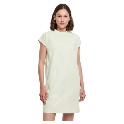 рокля,дамски,поли,и,рокли,build,your,brand,turtle,extended,shoulder,short,sleeve,short,dress,light,mint,(beige)