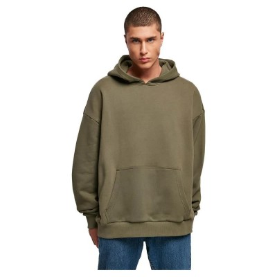 суичър,мъжки,пуловери,build,your,brand,ultra,heavy,cotton,box,hoodie,olive,(green)