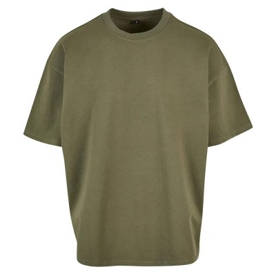 тениска,мъжки,тениски,build,your,brand,ultra,heavy,cotton,box,short,sleeve,t,shirt,green,(olive)