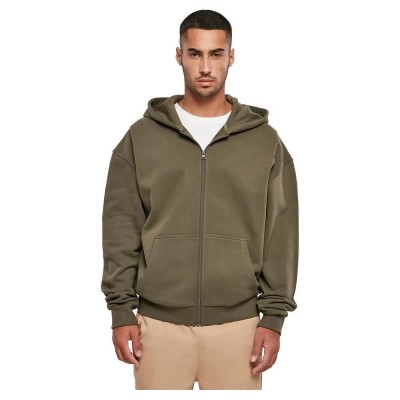 блуза,мъжки,пуловери,build,your,brand,ultra,heavy,full,zip,sweatshirt,olive,(green)