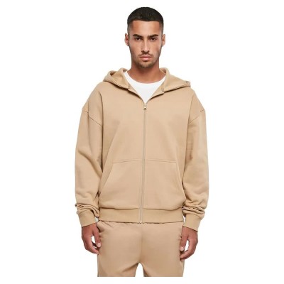 блуза,мъжки,пуловери,build,your,brand,ultra,heavy,full,zip,sweatshirt,union,beige,(beige)