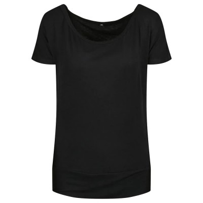 тениска,дамски,тениски,build,your,brand,viscose,by040bd,short,sleeve,t,shirt,black,(black)