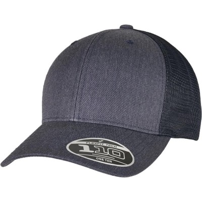 шапка,всички,шапки,flexfit,110melange,trucker,cap,heather,navy,(grey)