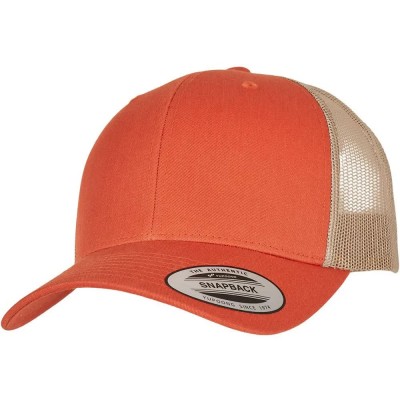 шапка,всички,шапки,flexfit,retro,trucker,2,tone,cap,orange,(rustic,orange,khaki)