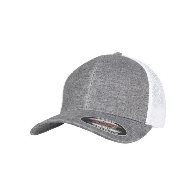 шапка,всички,шапки,flexfit,retro,trucker,melange,cap,heather,grey,white,(grey)