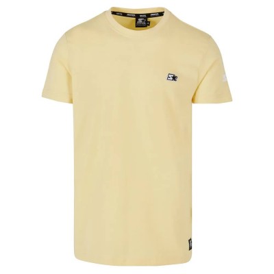тениска,мъжки,тениски,starter,black,label,essential,short,sleeve,t,shirt,light,yellow,(yellow)