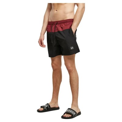 бански,гащета,мъжки,бански,костюми,urban,classics,block,swimming,shorts,cherry,black,(black)