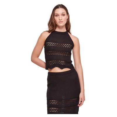 потник,дамски,топове,urban,classics,crochet,sleeveless,top,black,(black)