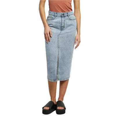 пола,дамски,поли,и,рокли,urban,classics,denim,skirt,blue,(tinted,light,blue,washed)