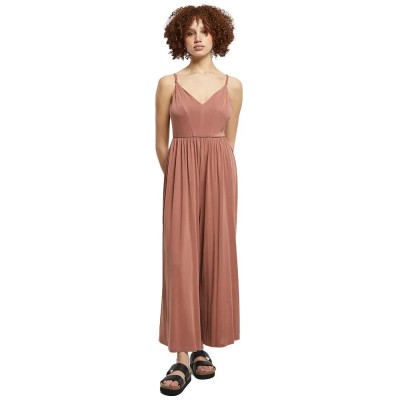 гащеризон,дамски,гащеризони,urban,classics,modal,spaghetti,jumpsuit,brown,(terracotta)