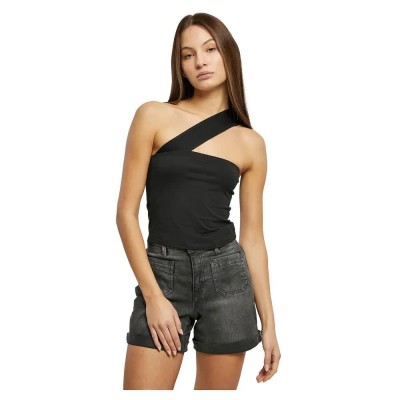 тениска,дамски,топове,urban,classics,one,strap,sleeveless,t,shirt,black,(black)