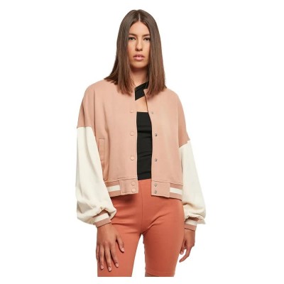 яке,дамски,якета,и,палта,urban,classics,oversized,2,tone,college,terry,jacket,beige,(amber,whitesand)