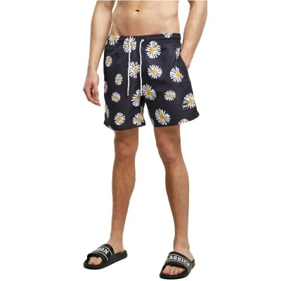 бански,гащета,мъжки,бански,костюми,urban,classics,pattern,swimming,shorts,midnight,navy,daisy,(blue)