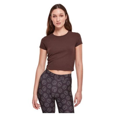 тениска,дамски,тениски,urban,classics,stretch,short,sleeve,t,shirt,brown