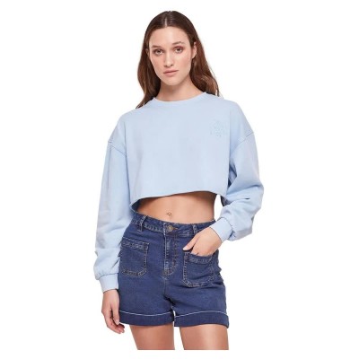 блуза,дамски,блузи,urban,classics,terry,sweatshirt,blue,(batlic,blue)