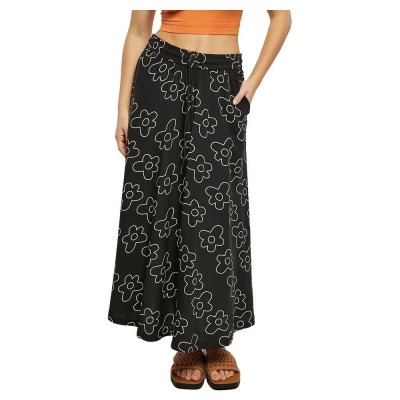 пола,дамски,поли,и,рокли,urban,classics,viscose,skirt,black,(black,flower)