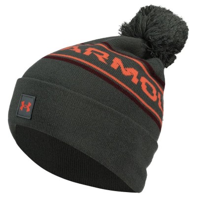 шапка,всички,шапки,under,armour,halftime,pom,beanie,grey,(pitch,gray,dark,maron,venom,red)