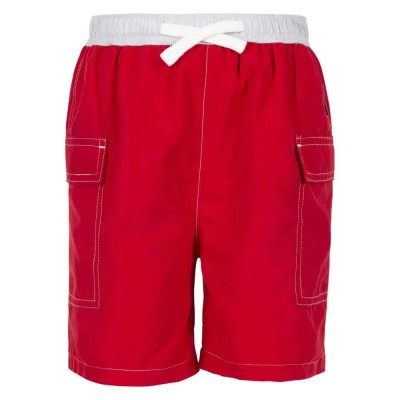 бански,гащета,детски,бански,костюми,trespass,depths,swimming,shorts,red,(red)