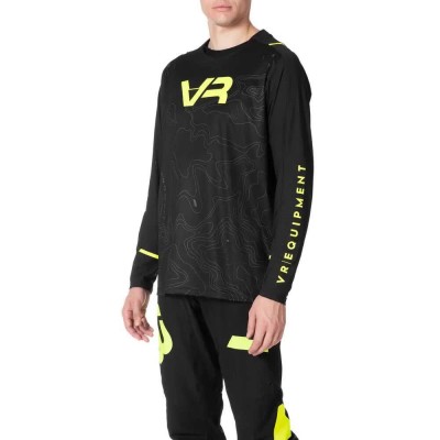 блуза,с,дълъг,ръкав,мъжки,тениски,дамски,тениски,vr,equipment,mx,racing,long,sleeve,jersey,black,(black)