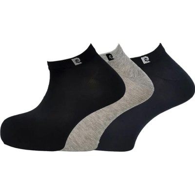 чорапи,мъжки,чорапи,pierre,cardin,invisible,socks,multicolor,(black)