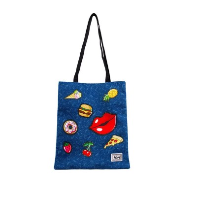 пазарска,чанта,всички,чанти,oh,my,pop,patches,shopping,bag,blue,(blue)