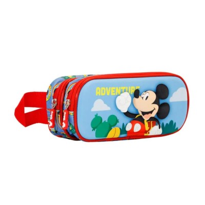 канцеларски,принадлежности,disney,mickey,mouse,adventure,3d,doble,pencil,case,multicolor